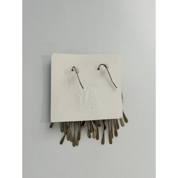 NEW JILL MICHAEL Santiago Coin Fringe Earrings - Picture 3 of 3